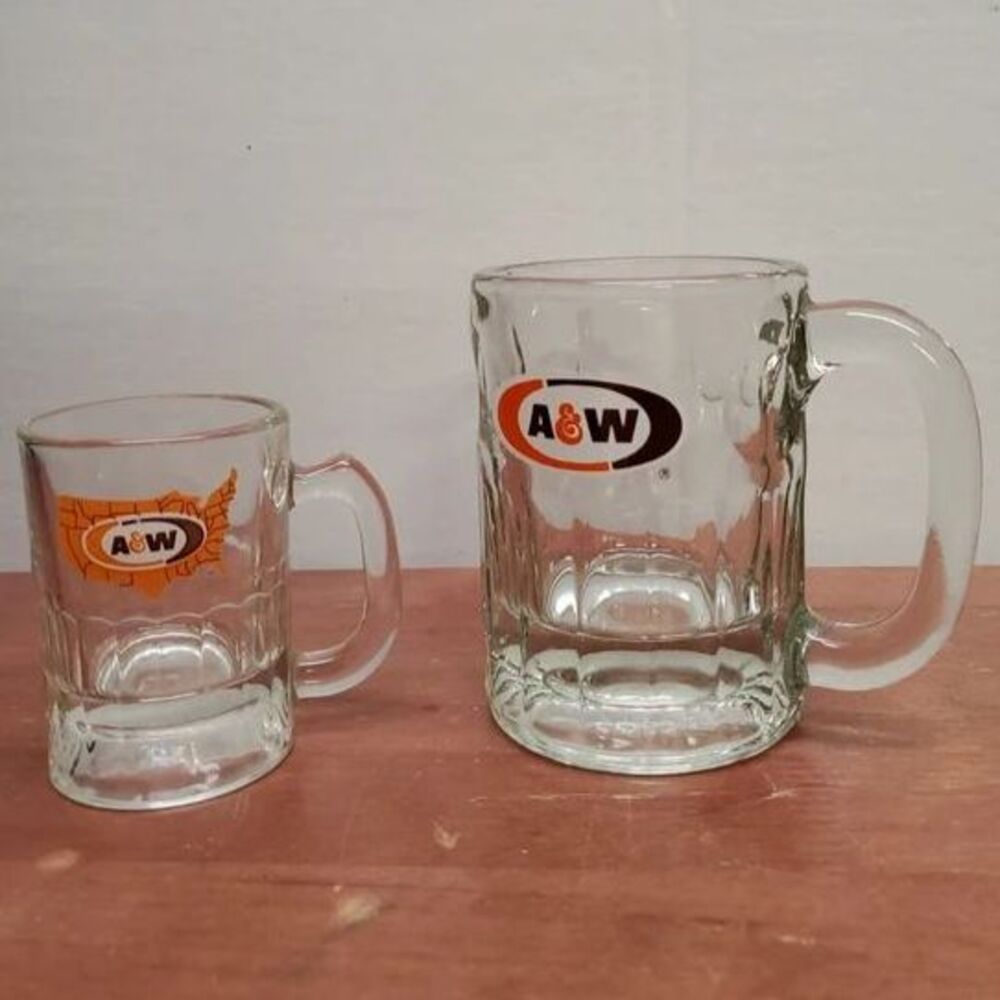 A&W Root Beer Mug with Mini Mug
